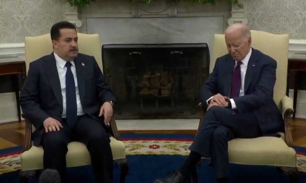 Biden checks his watch as Iraqi Prime Minister speaks (VIDEO) |  The Gateway expert