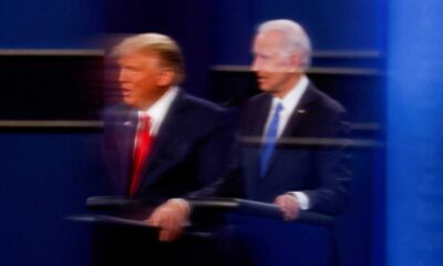 Biden is doing his best to bring the debate about coward Trump to light