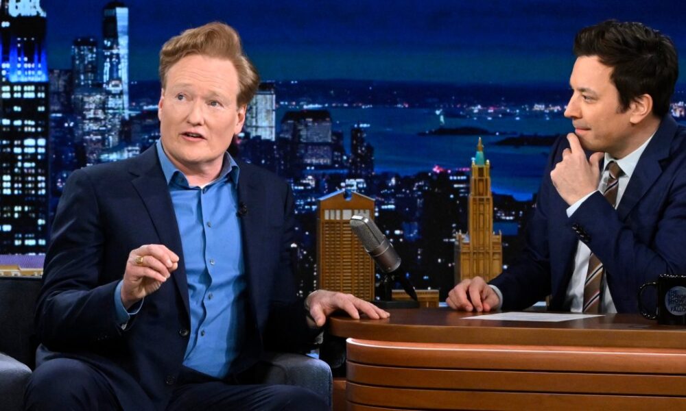 Conan O'Brien returns to The Tonight Show for the first time since 2010