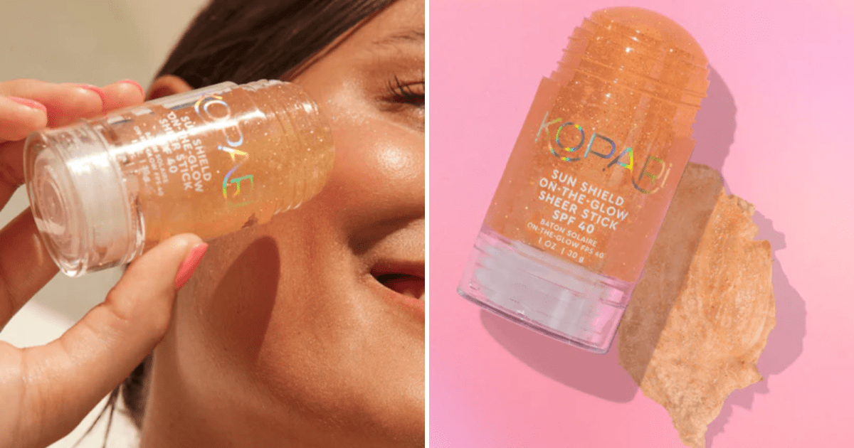 Glisten in the sun with this on-the-go sunscreen stick