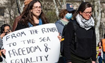 Harvard students join university protests against Gaza war