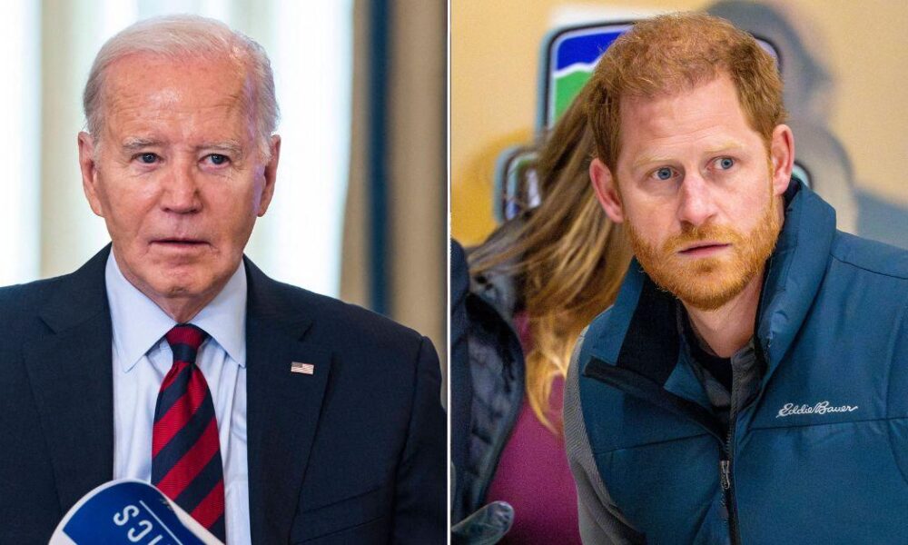Joe Biden appointee accused of 'protecting' Prince Harry from deportation
