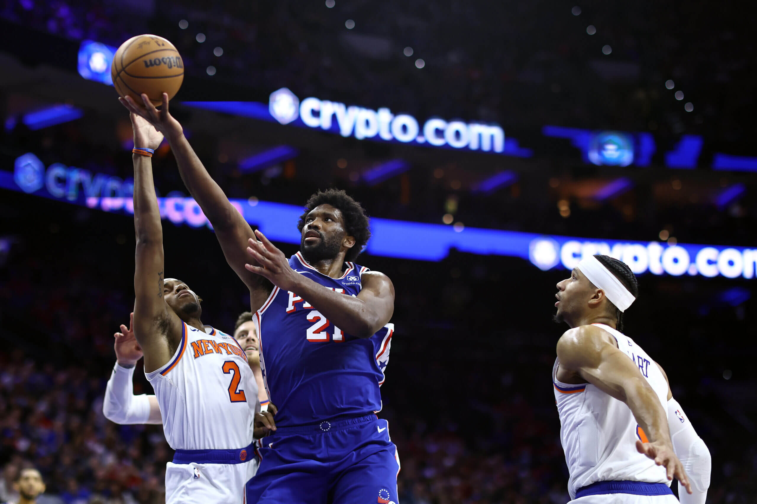 Joel Embiid, battling Bell's palsy, turns in a 50-point masterpiece