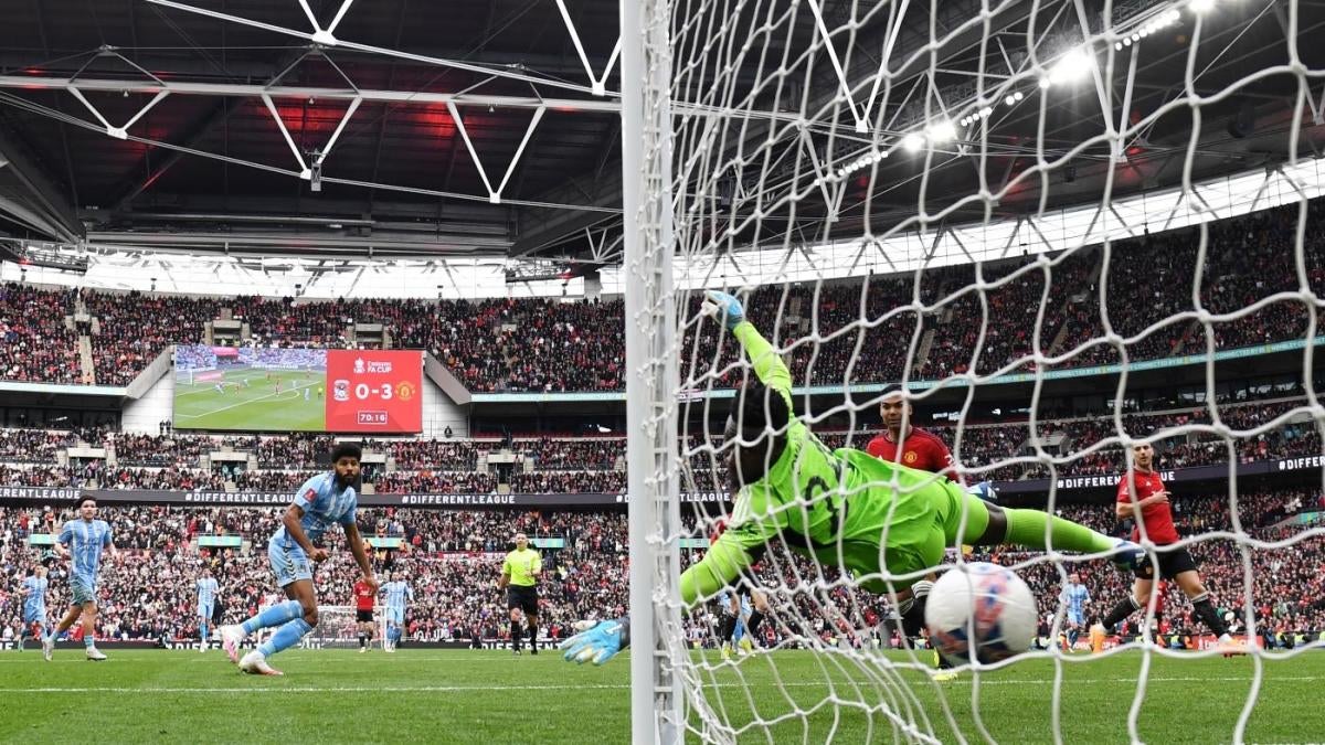 Manchester United shockingly extends three-goal lead against Coventry City in FA Cup semi-final as they hold out on penalties