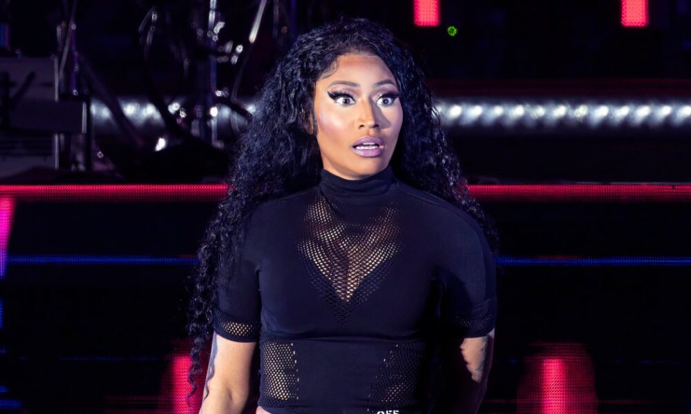 Nicki Minaj almost hit by object during concert in Detroit
