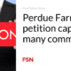 Perdue Farm's petition has generated many responses