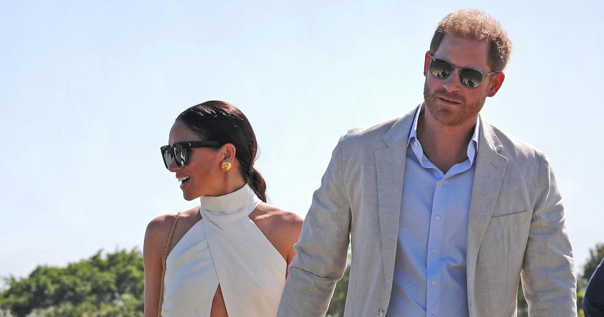 Prince Harry and Meghan Markle share sweet kiss during Charity Polo Match