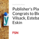 Publisher Platform: Congratulations to Biden, Vilsack, Esteban and Eskin