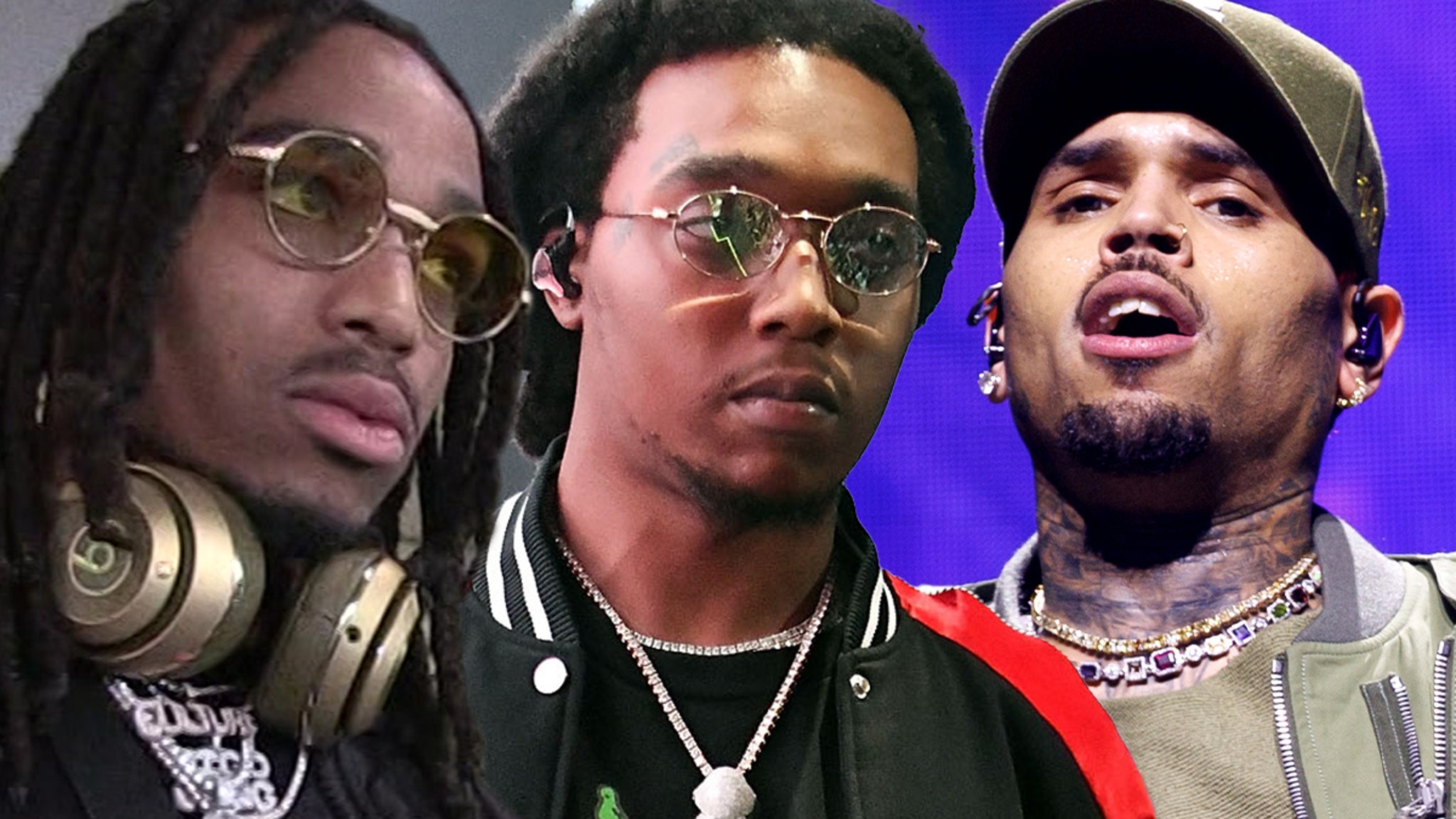 Quavo goes scorched earth in rap rebuttal to Chris Brown, featuring Takeoff