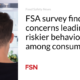 The FSA research shows that concerns about costs lead to riskier behavior among consumers