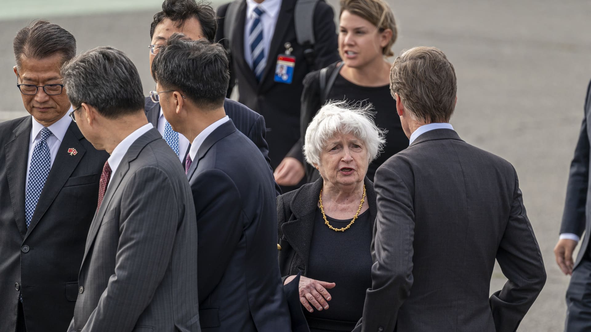 This is who Treasury Secretary Janet Yellen will meet in China