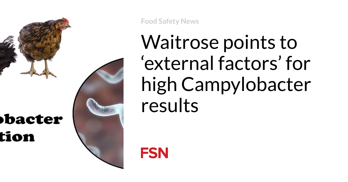 Waitrose points to 'external factors' for high Campylobacter results