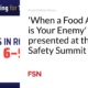 'When a Food Allergen is Your Enemy' will be presented at the Food Safety Summit