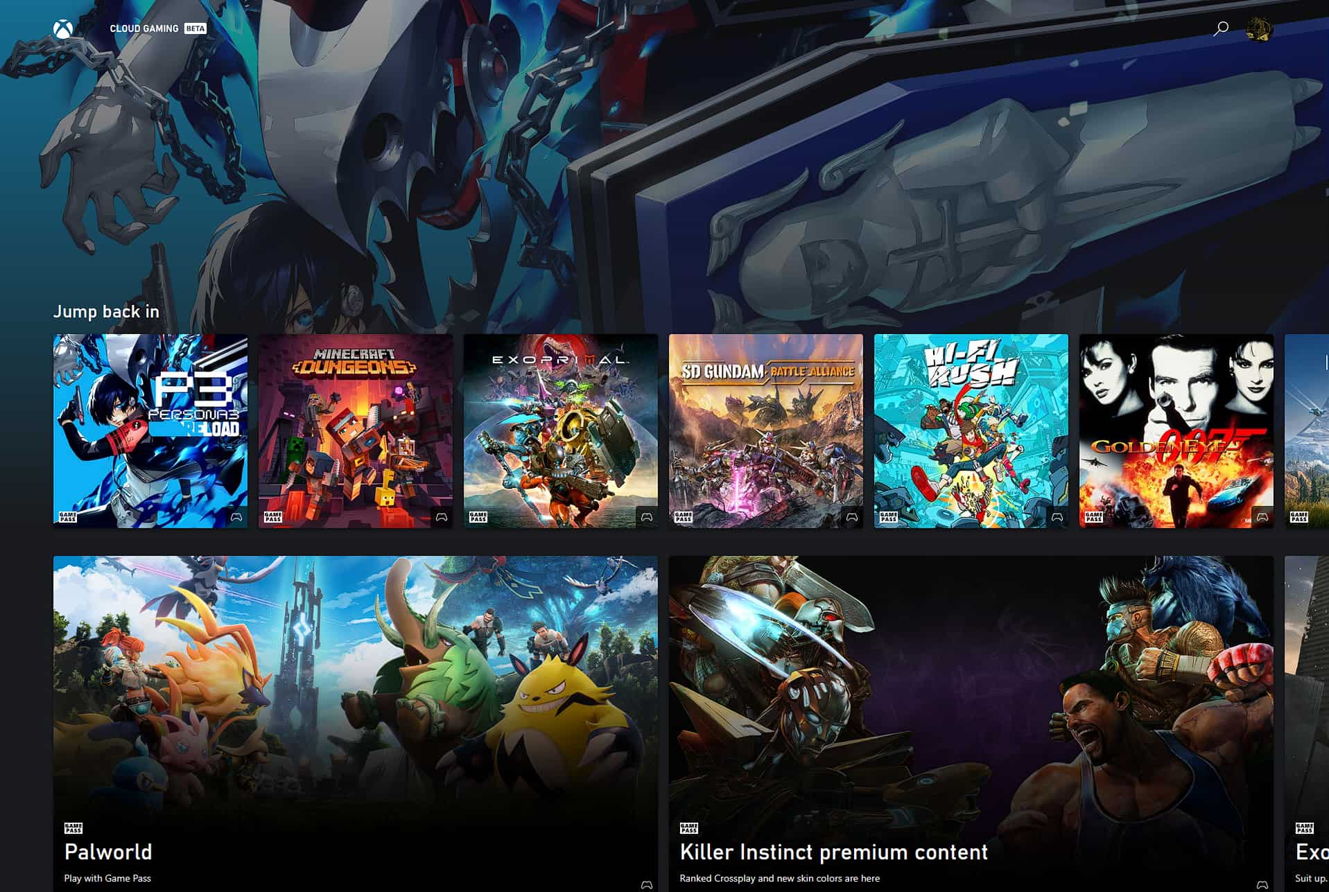 Featured image for Xbox cloud gaming on the web is getting the Xbox dashboard