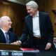The retirement arena in Congress has been dominated by two members of the Senate Finance Committee, Ben Cardin (left) and Rob Portman, who retired in 2023.