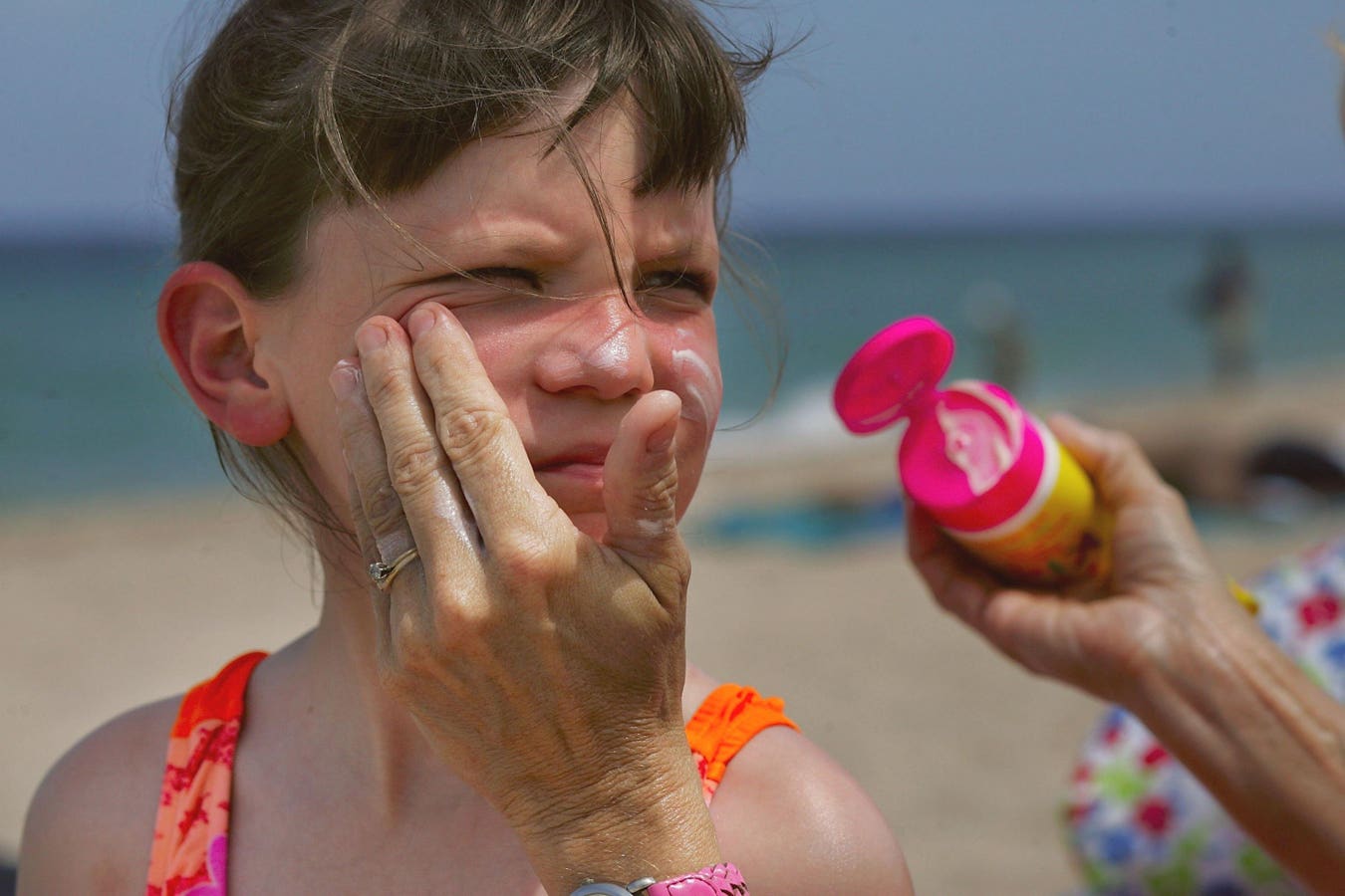 Are you using expired sunscreen?  You can still get sunburn.