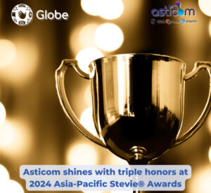 Asticom shines with triple distinction at the Asia-Pacific Stevie® Awards 2024