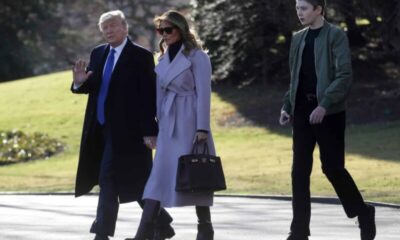 Trump won't say he is sending his son Barron back to school