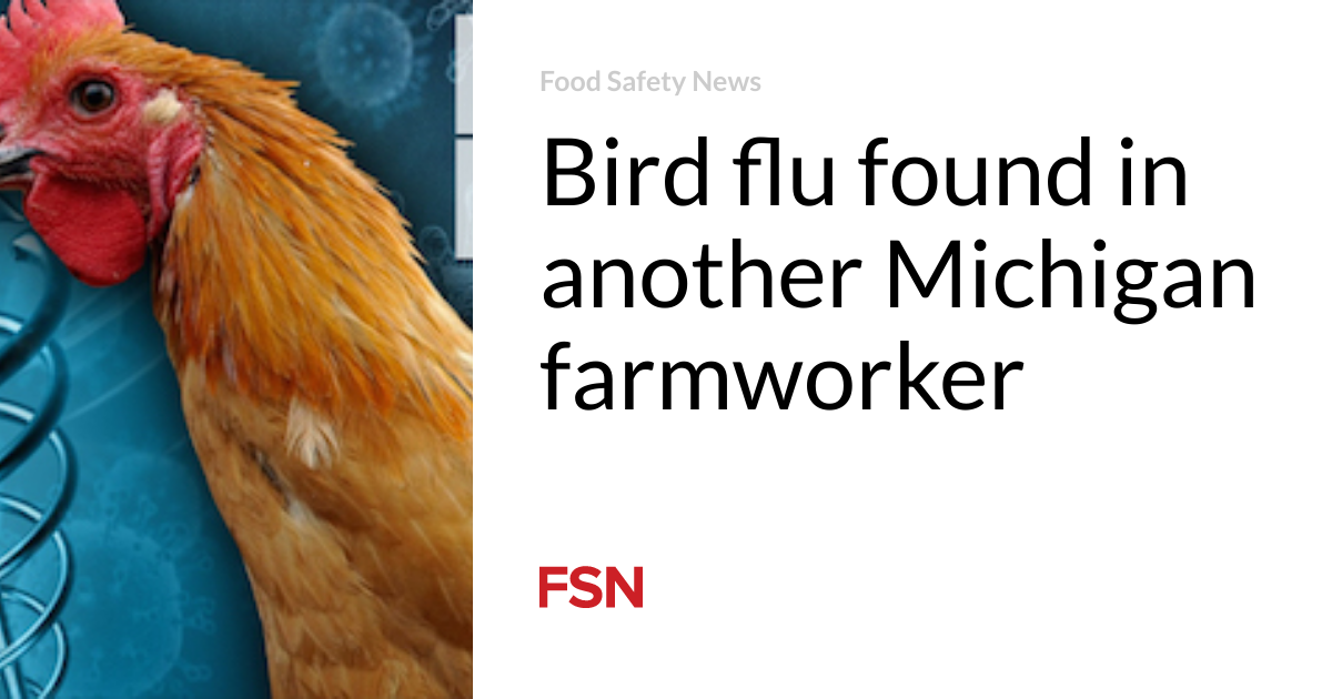Bird flu found in another farm worker in Michigan