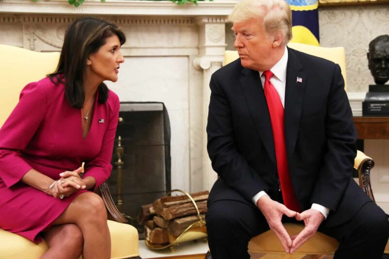 Broke Trump is willing to sell the VP slot to Nikki Haley