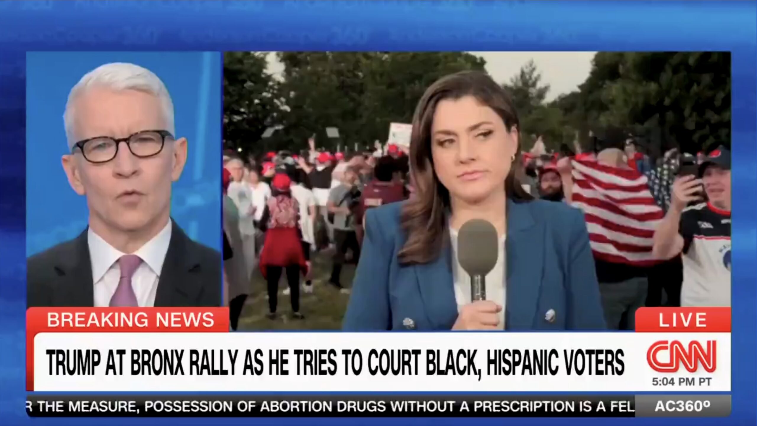 CNN reporter admits the truth about Trump's Bronx rally, and it's not what Democrats want to see |  The Gateway expert