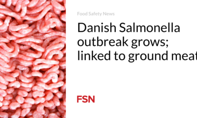 Danish Salmonella outbreak growing;  coupled with ground meat
