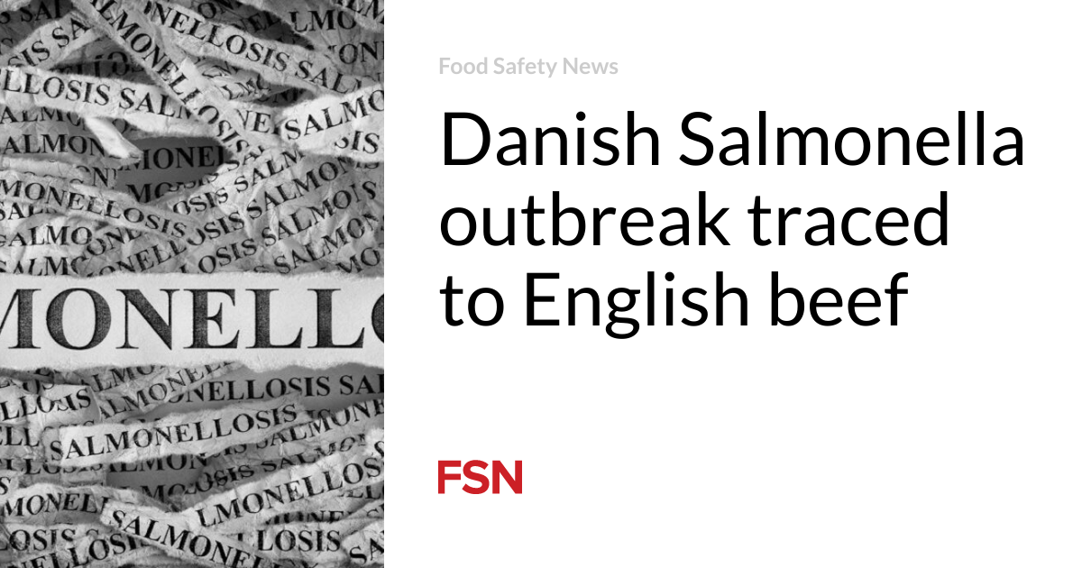 Danish salmonella outbreak traced to English beef