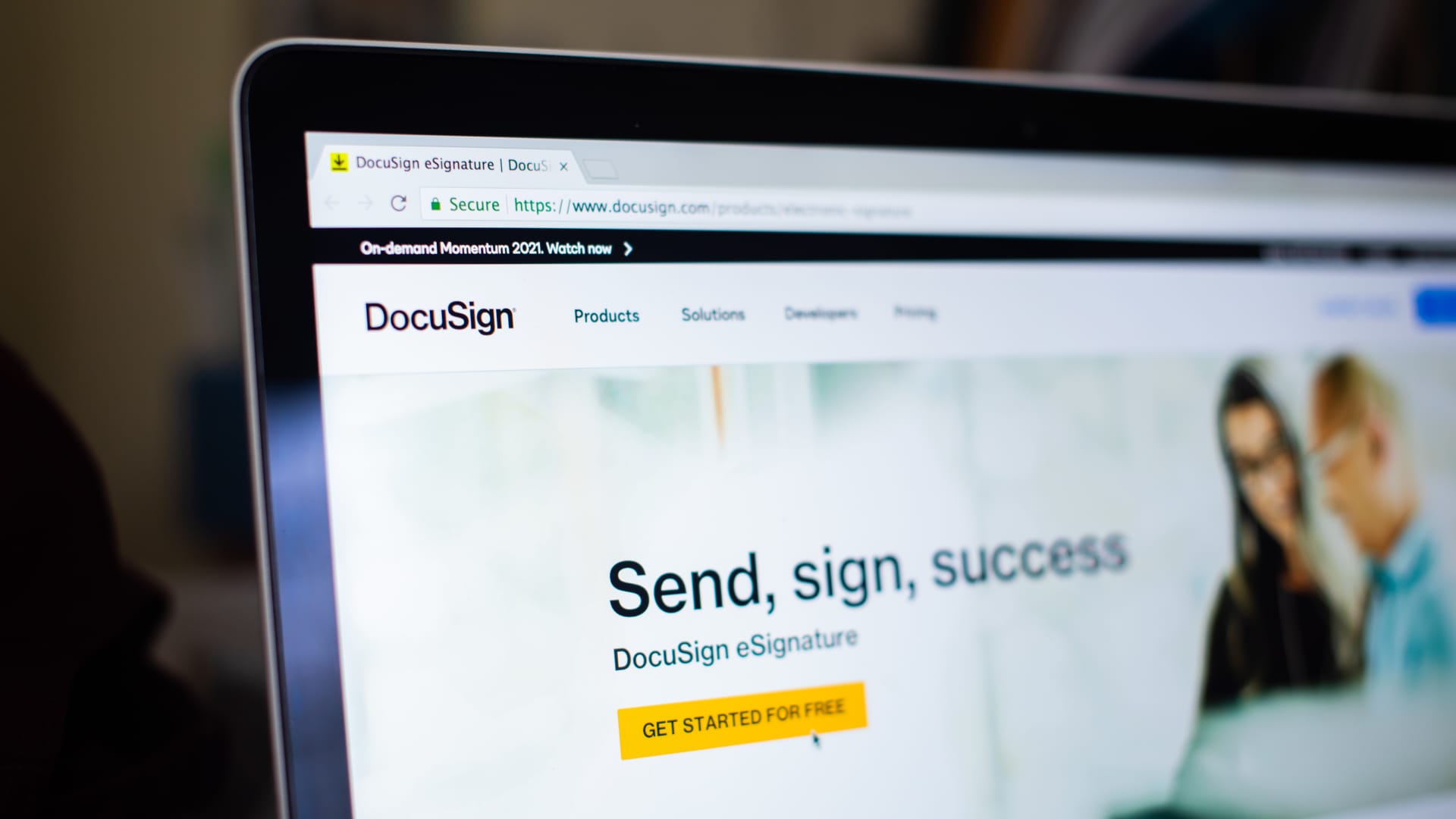 DocuSign chief says company is focused on growing as a public entity