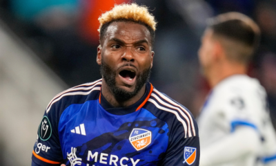 FC Cincinnati's Aaron Boupendza suffers a broken jaw from a reported bar incident with pro boxer Quashawn Toler