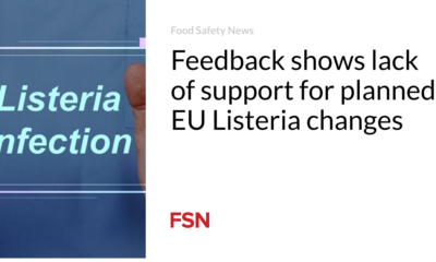 Feedback shows that there is no support for planned changes to the EU Listeria