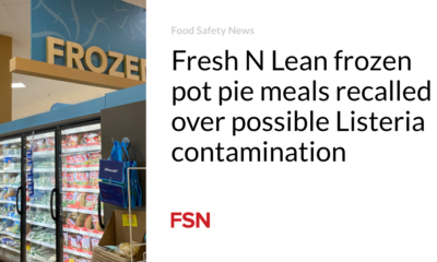 Fresh N Lean frozen pie meals recalled due to possible Listeria contamination