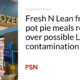 Fresh N Lean frozen pie meals recalled due to possible Listeria contamination