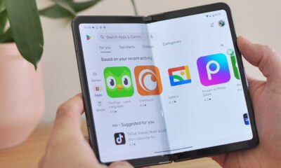 Google Pixel Fold review - Play Store