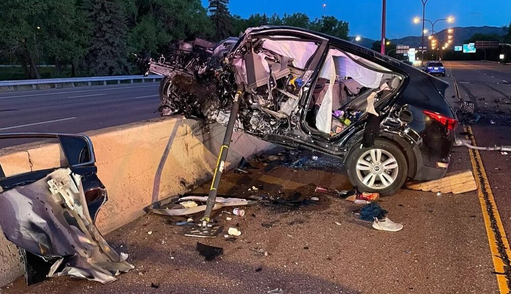 I-25 northbound closed due to crash in Colorado Springs