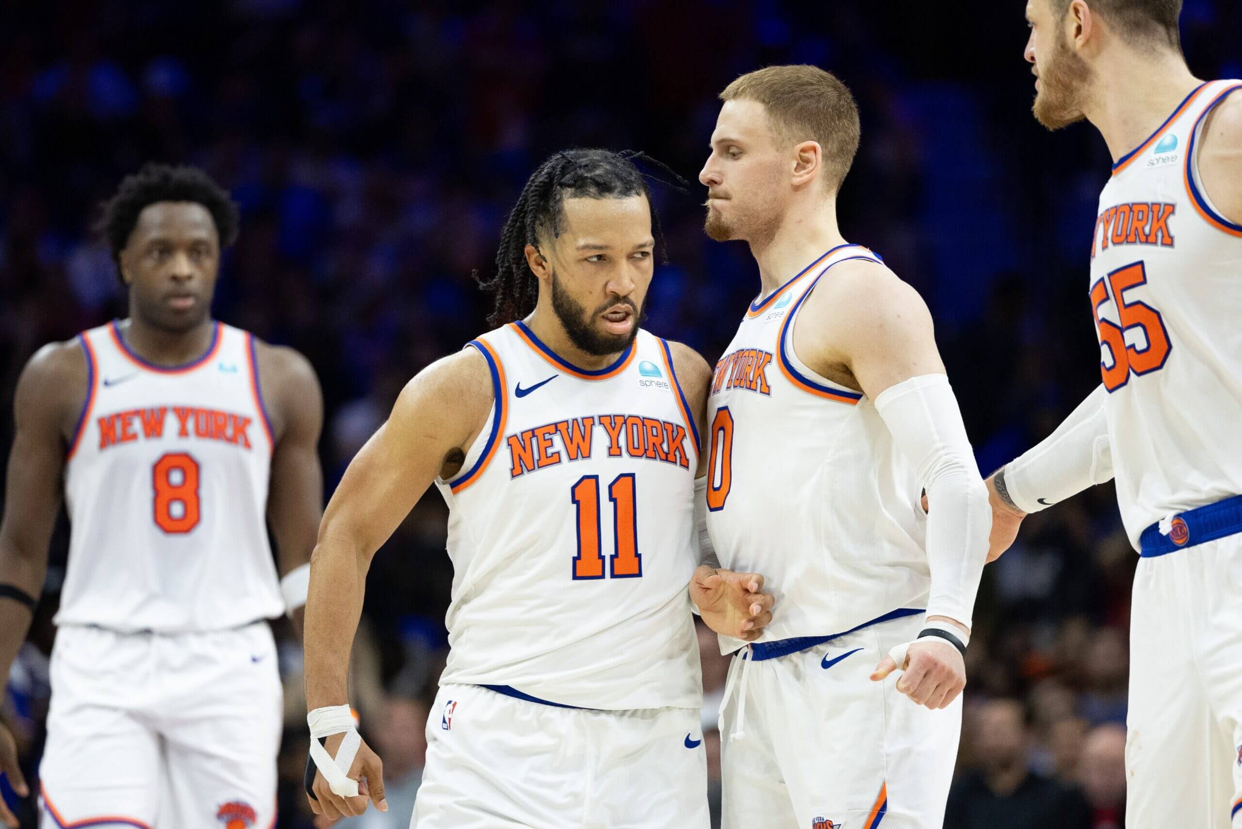 Knicks learn from their mistakes in earning a win over the 76ers
