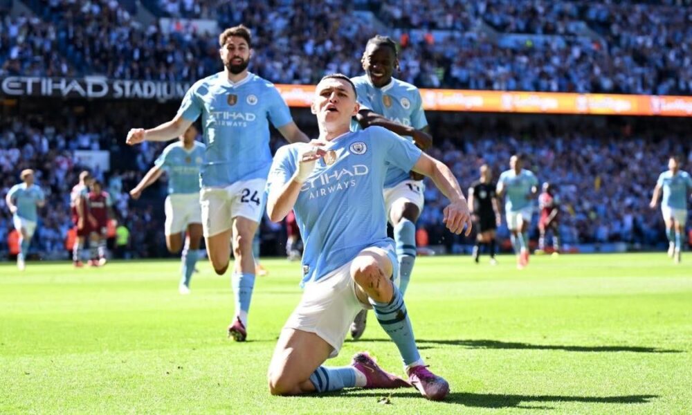 Phil Foden says Manchester City's record-breaking Premier League title 'means a little more'