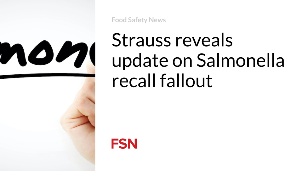 Strauss unveils update on Salmonella recall