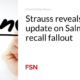 Strauss unveils update on Salmonella recall