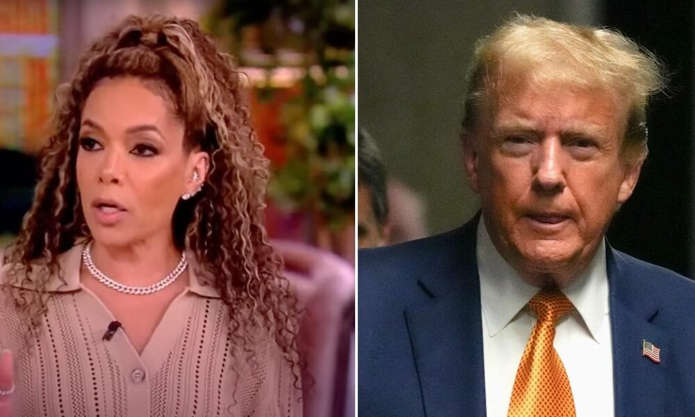 Sunny Hostin makes fun of Donald Trump's tan after attending the Hush Money trial