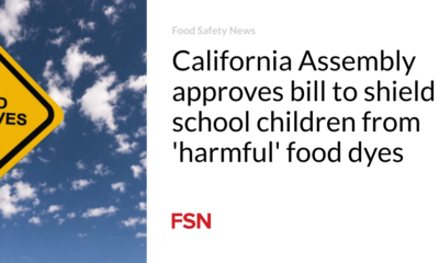 The California Assembly passes a bill to protect schoolchildren from 'harmful' food dyes
