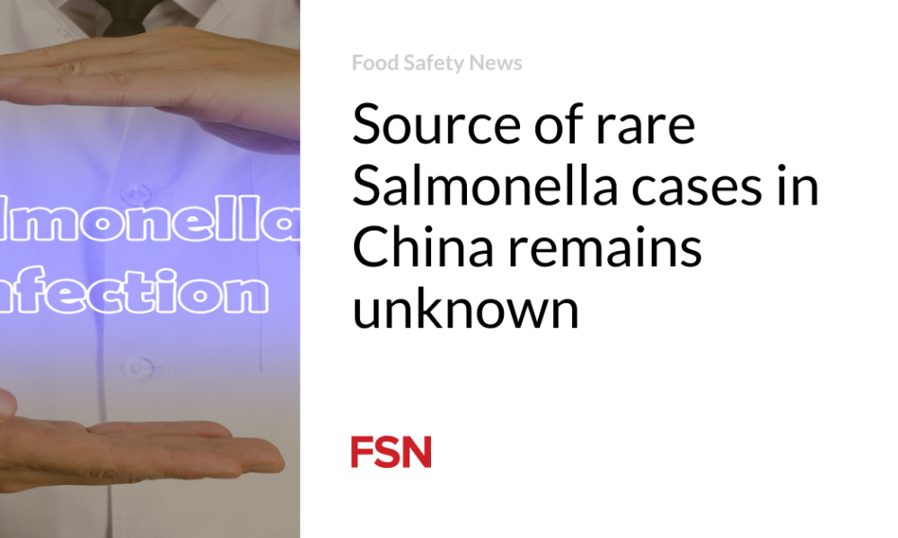 The source of rare Salmonella cases in China remains unknown
