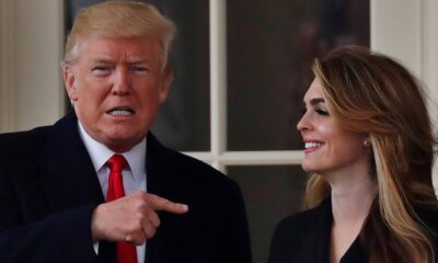Trump does not answer the question of whether Hope Hicks betrayed him