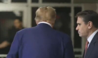 Trump runs away when asked if he will testify.