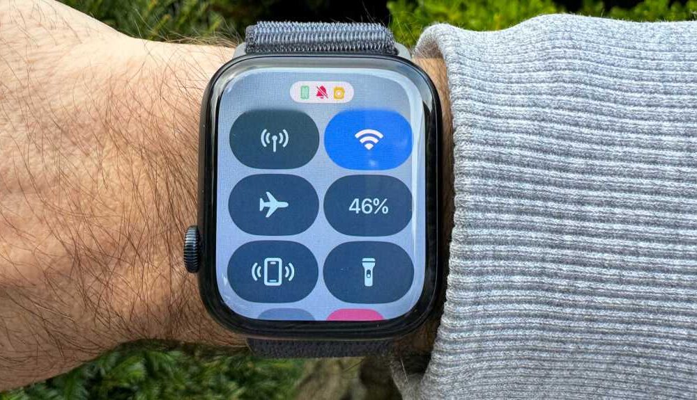 Apple Watch Series 9 review - control panel
