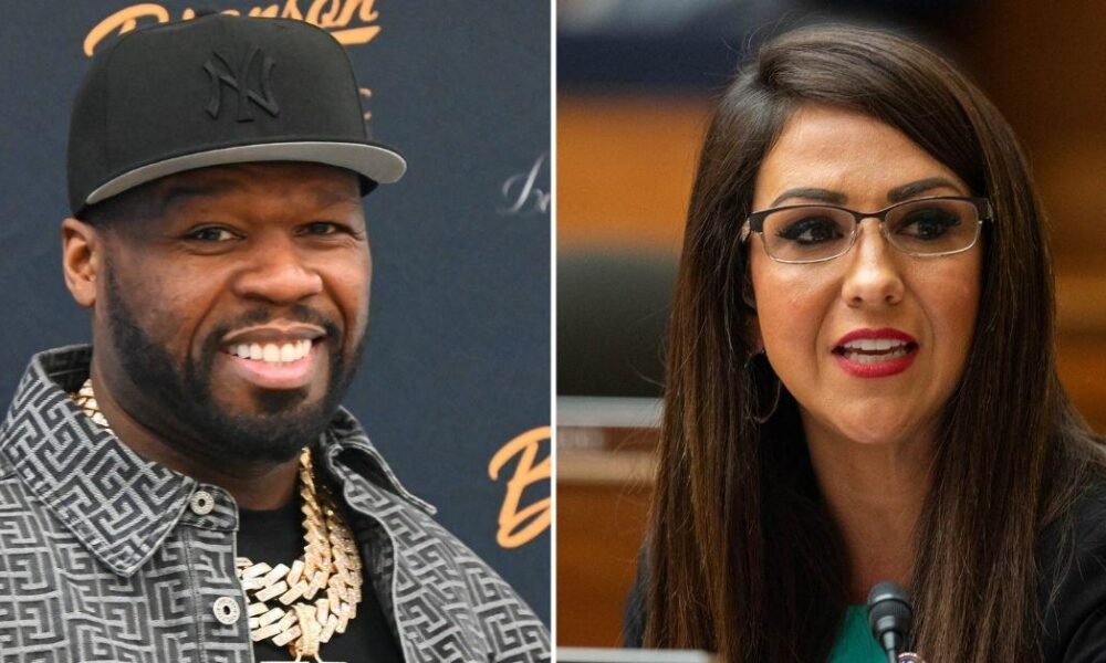 50 Cent mocked for taking photo with Lauren Boebert during Capitol Hill visit