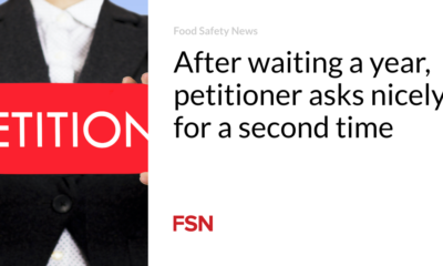 After a year of waiting, the petitioner politely asks for the second time