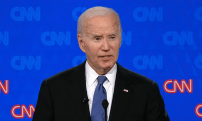 Biden accused of wearing white eyeliner to 'look more awake' during Trump debate