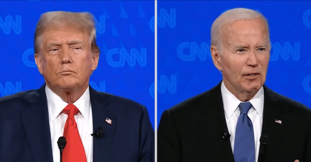 Biden mocks Trump's weight and hampers his golf game in an unhinged presidential debate