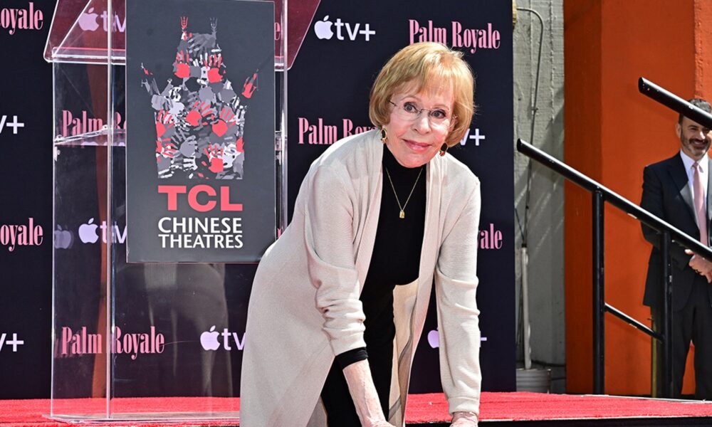 Carol Burnett honored at Hollywood's star-studded handprint ceremony