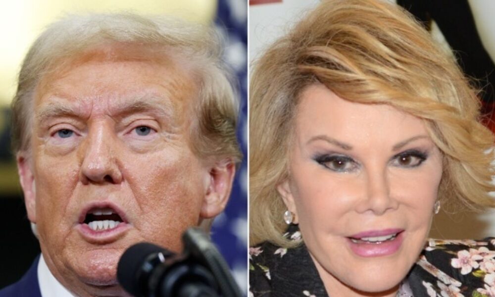 Critics mock Trump for naming Joan Rivers in bizarre election claim
